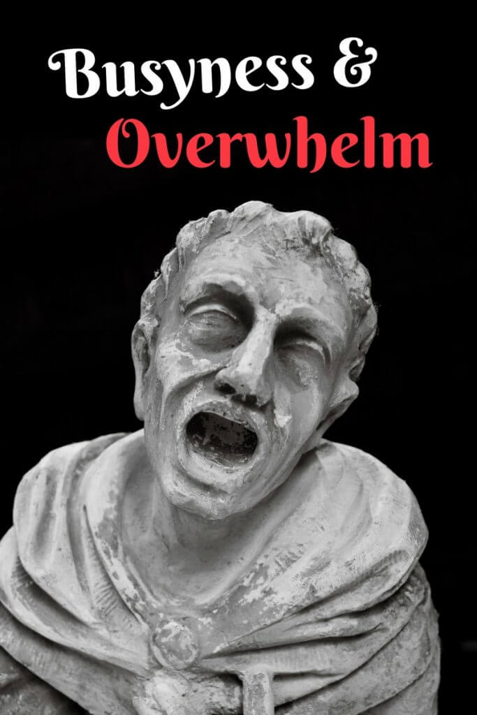 busy, overwhelm, paralysis, productive